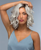 Front Lace Line Synthetic Wig Wynter  by Estetica Designs shown in SILVERSUNRT8